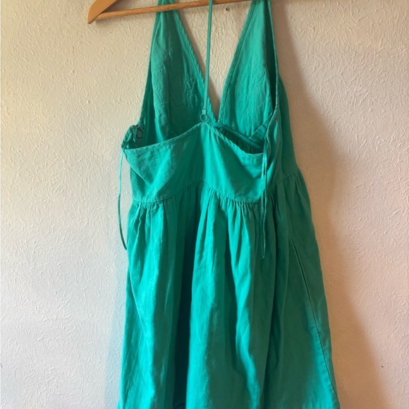 Free People love and flowers‎ Turquoise Halter Dress size S - Picture 7 of 7